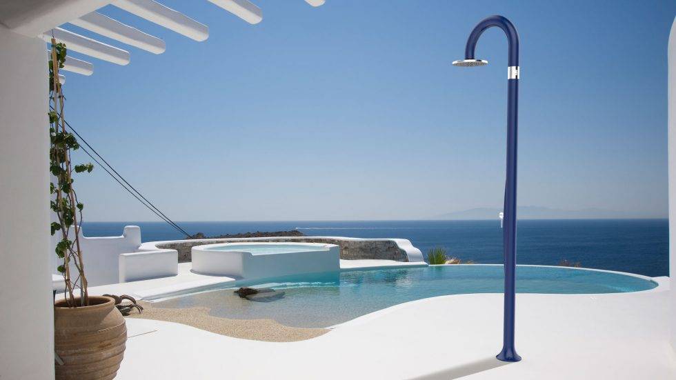 Douche traditionnelle polyéthylène FUNNY YIN T325 BLEUE  by ARKEMA DESIGN - Imagen 2