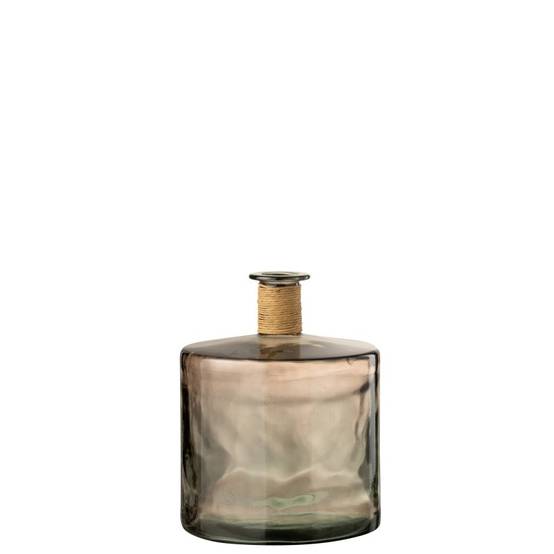 J-Line - Vase en verre ambré en verre marron 35x35x44 cm - J-Line - Image 5