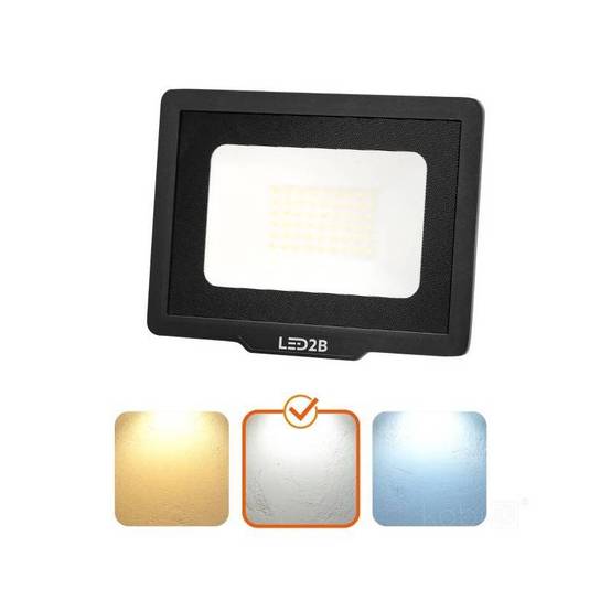 Projecteur LED MH 30W noir 4000K IP65 blanc naturel - Image 5