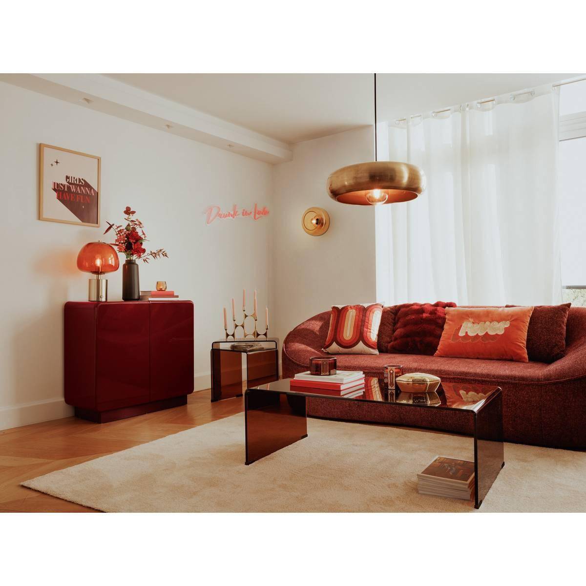 Atmosphera - Chandelier Crush H.48cm doré - Atmosphera Créateur d'intérieur - Image 4