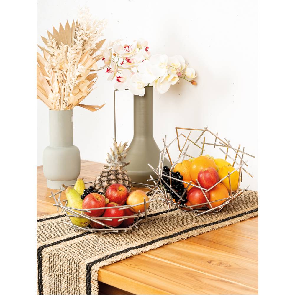 Aubry Gaspard - Coupe à fruits inox Thorn Thorn argenté - Imagen 3