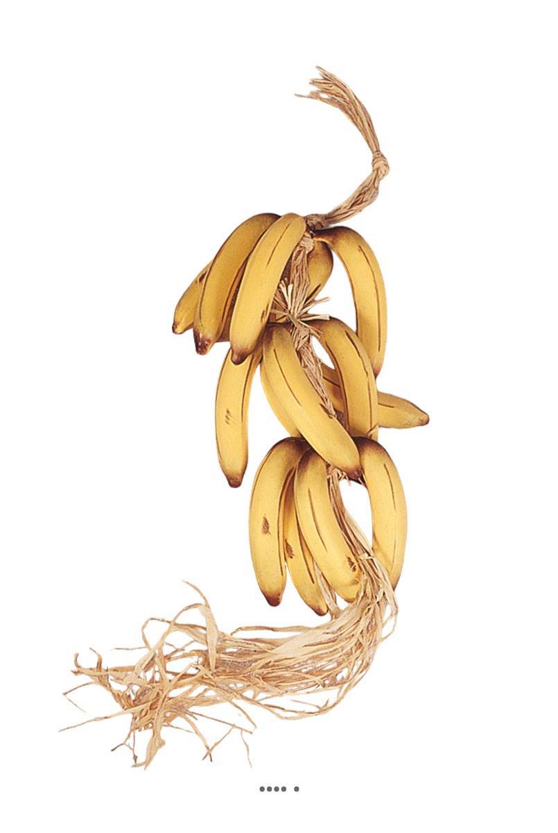 Artificielles - Regime de 15 bananes artificielles en Plastique soufflé L 60 cm - Imagen 1