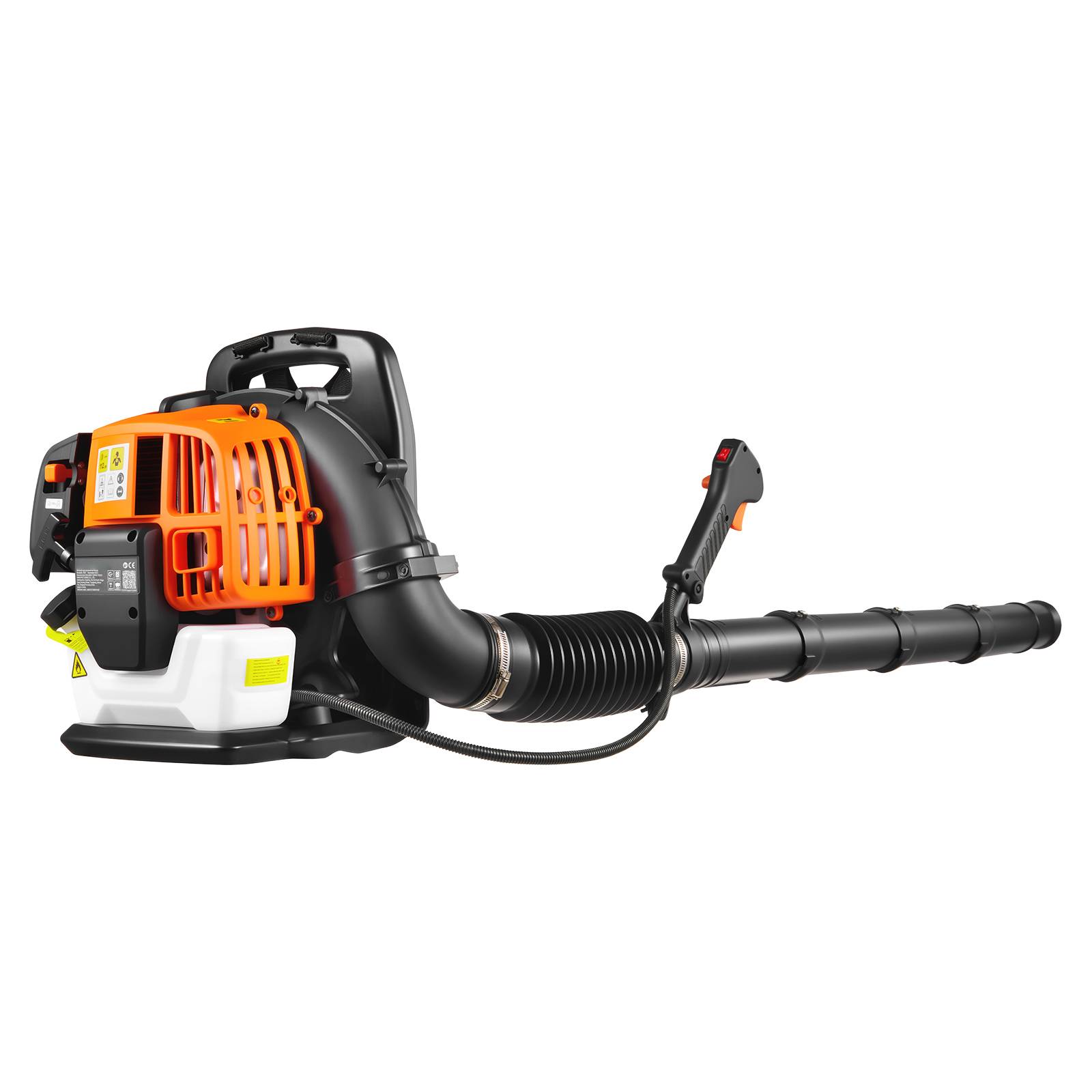 Vevor - VEVOR Souffleur feuilles thermique dorsal 43 cm³, débit 815 m³/h, vitesse 241 km/h, réservoir 1,38 L, système antivibration, dos rembourré.