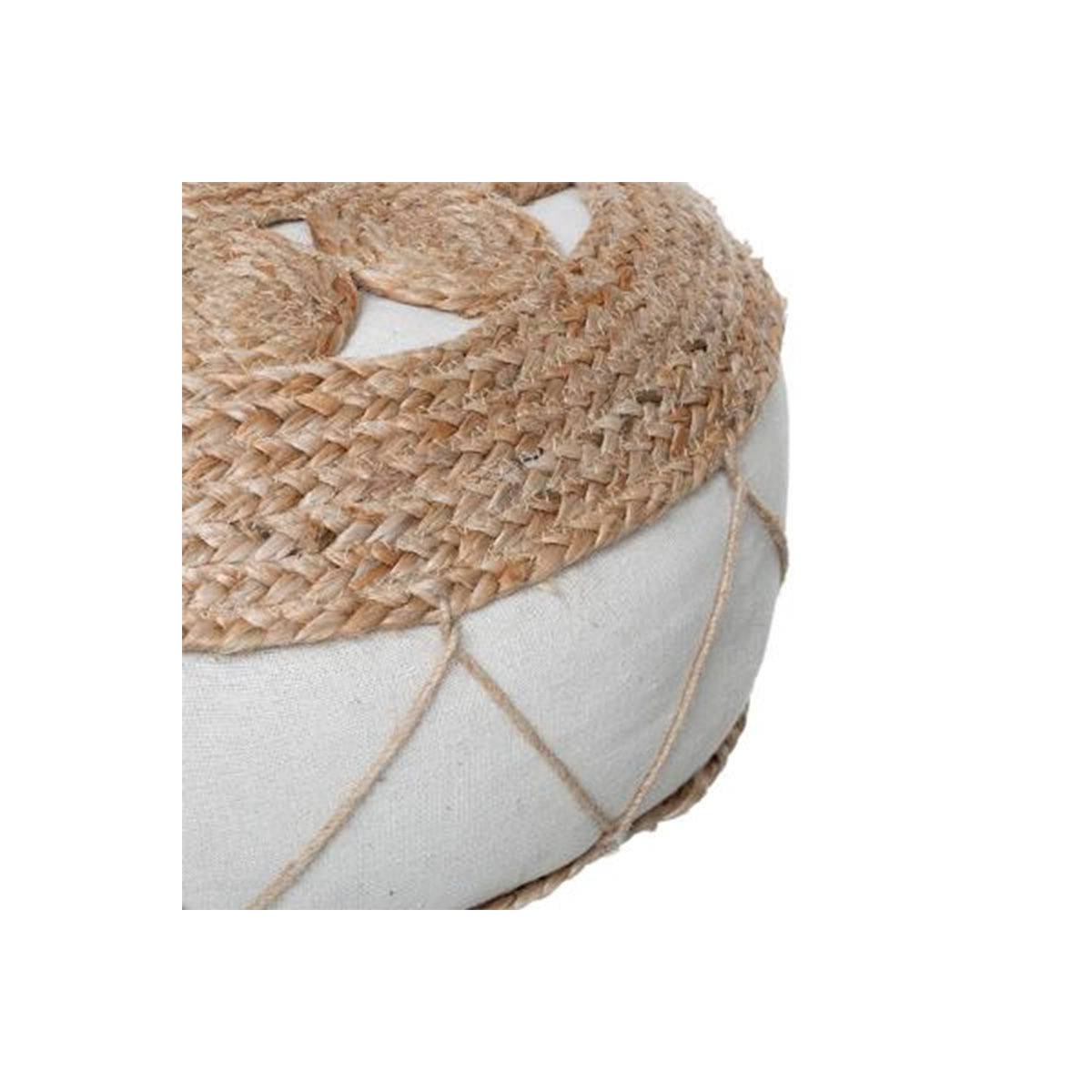 Coussin de Sol en Jute ajouré D 43  cm - Imagen 5