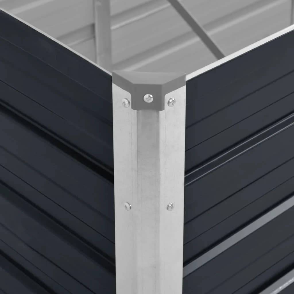 Prolenta Premium - Jardinière acier anthracite 240 x 80 x 45 cm - Prolenta premium p340.6 - Image 7