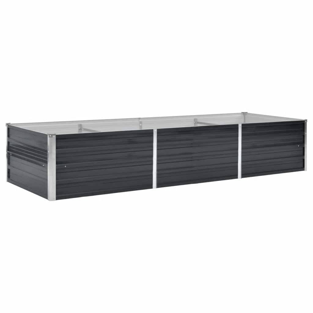 Prolenta Premium - Jardinière acier anthracite 240 x 80 x 45 cm - Prolenta premium p340.6 - Image 1