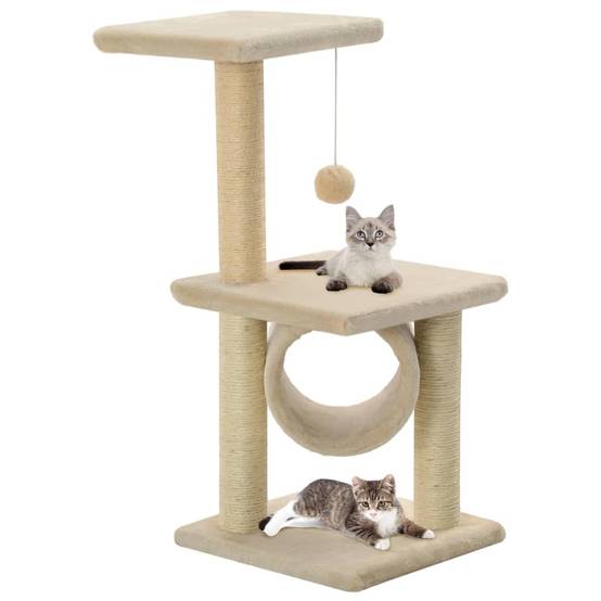 Arbre à chat Colen Beige 30 X 30 cm - P87209B - Image 1