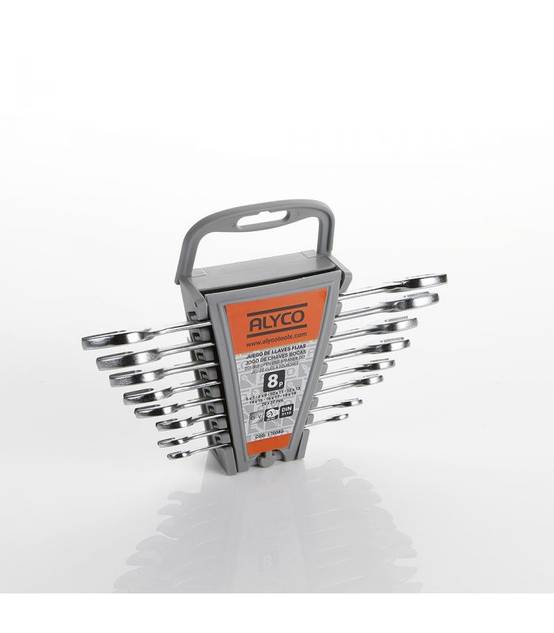 Set De Clés Fixes, Boîtier En Carton Alyco Orange Alyco 170080 - Image 3