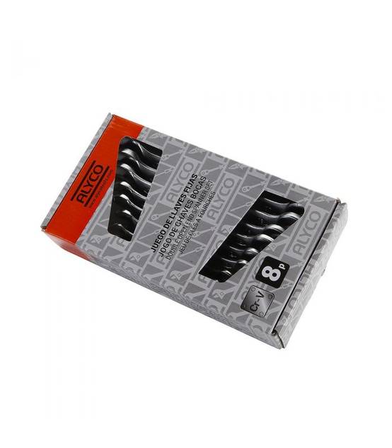 Set De Clés Fixes, Boîtier En Carton Alyco Orange Alyco 170080 - Image 1