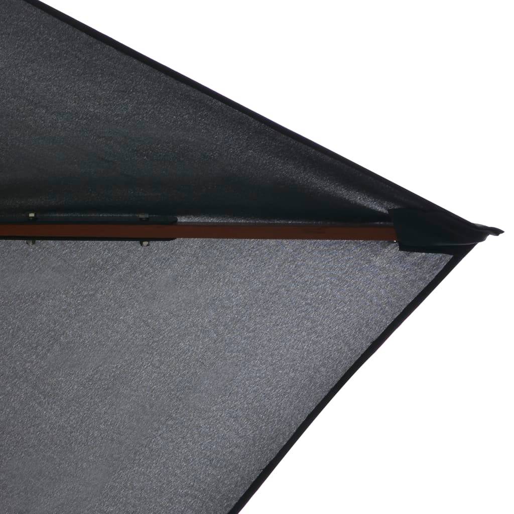 PANGIVO - Parasol de jardin avec mât en bois anthracite 200 x 300 x 250 cm - PANGIVO - Image 5