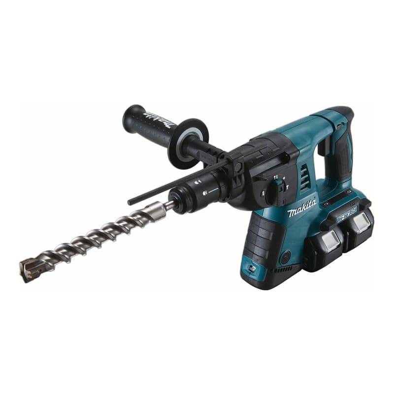 Makita - Lot de 2 machines 18V LXT Perforateur DHR264 + Perceuse visseuse DDF456 - MAKITA - avec 4 batteries 18V 4.0Ah - chargeur - MakPac - DLX2138PTJ - Imagen 5