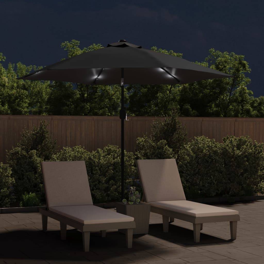 Prolenta Premium - Parasol polyester noir  300 x 225 cm  - Prolenta premium p360.2 - Image 3
