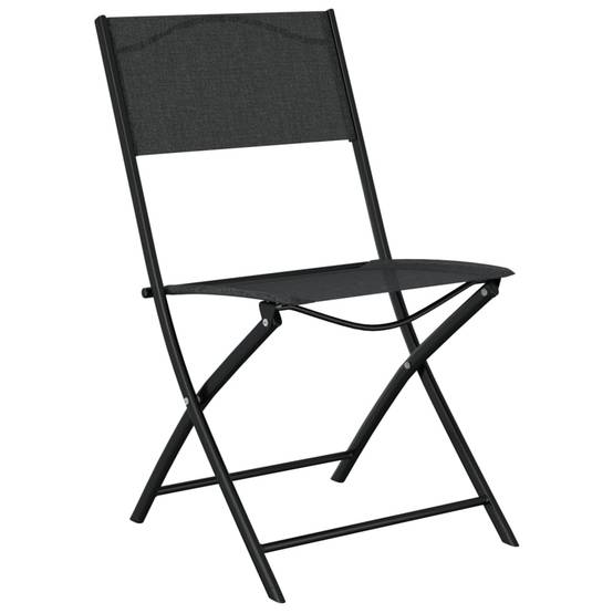 Helloshop26 - Ensemble de bistro jardin meuble extérieur terrasse 3 pièces acier noir - Imagen 3