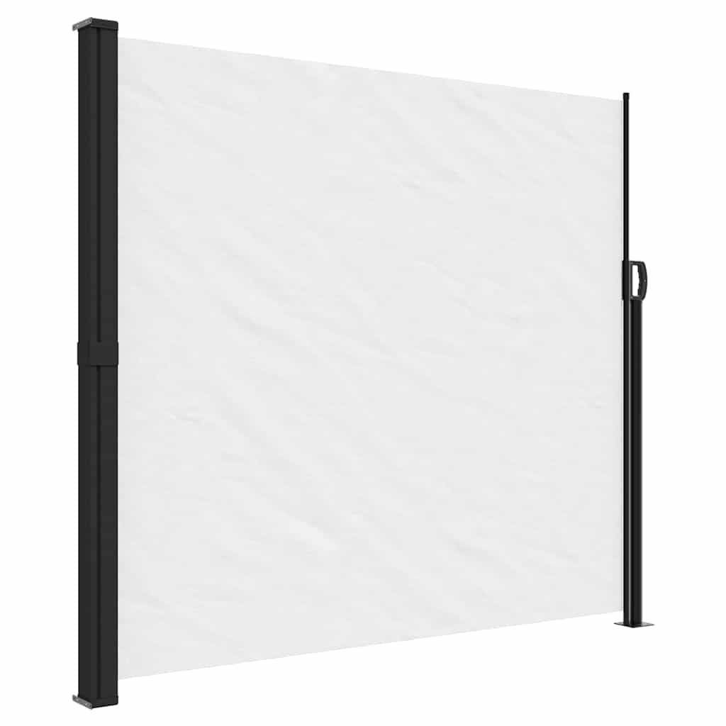 Auvent latéral rétractable acier aluminium blanc 300 x 180 cm - PANGIVO - Image 2