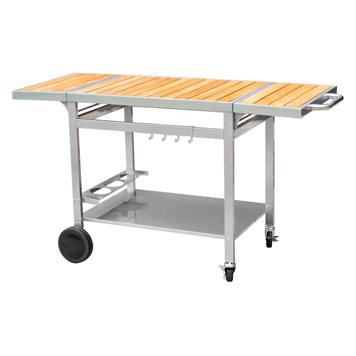 Desserte pour plancha en bois et métal GRANDI XL - COOK'IN GARDEN - Imagen 1