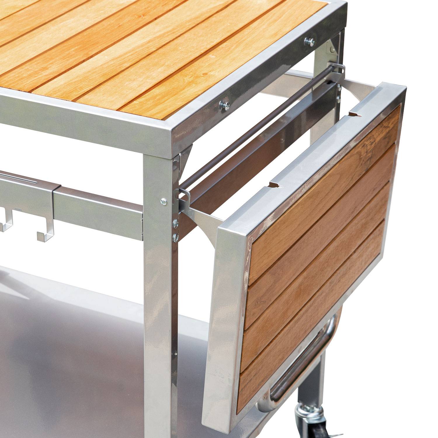 Desserte pour plancha en bois et métal GRANDI XL - COOK'IN GARDEN - Imagen 8