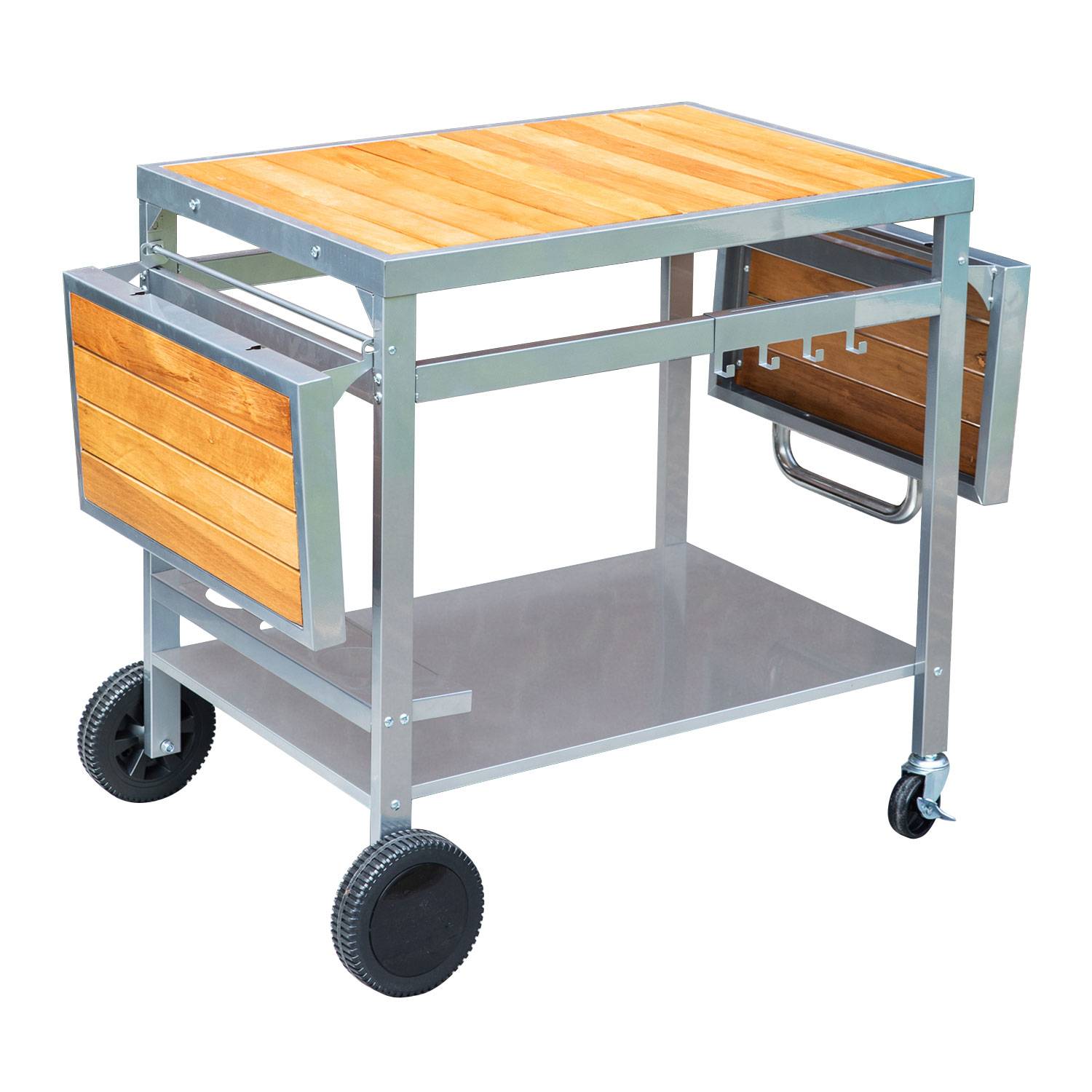Desserte pour plancha en bois et métal GRANDI XL - COOK'IN GARDEN - Imagen 3