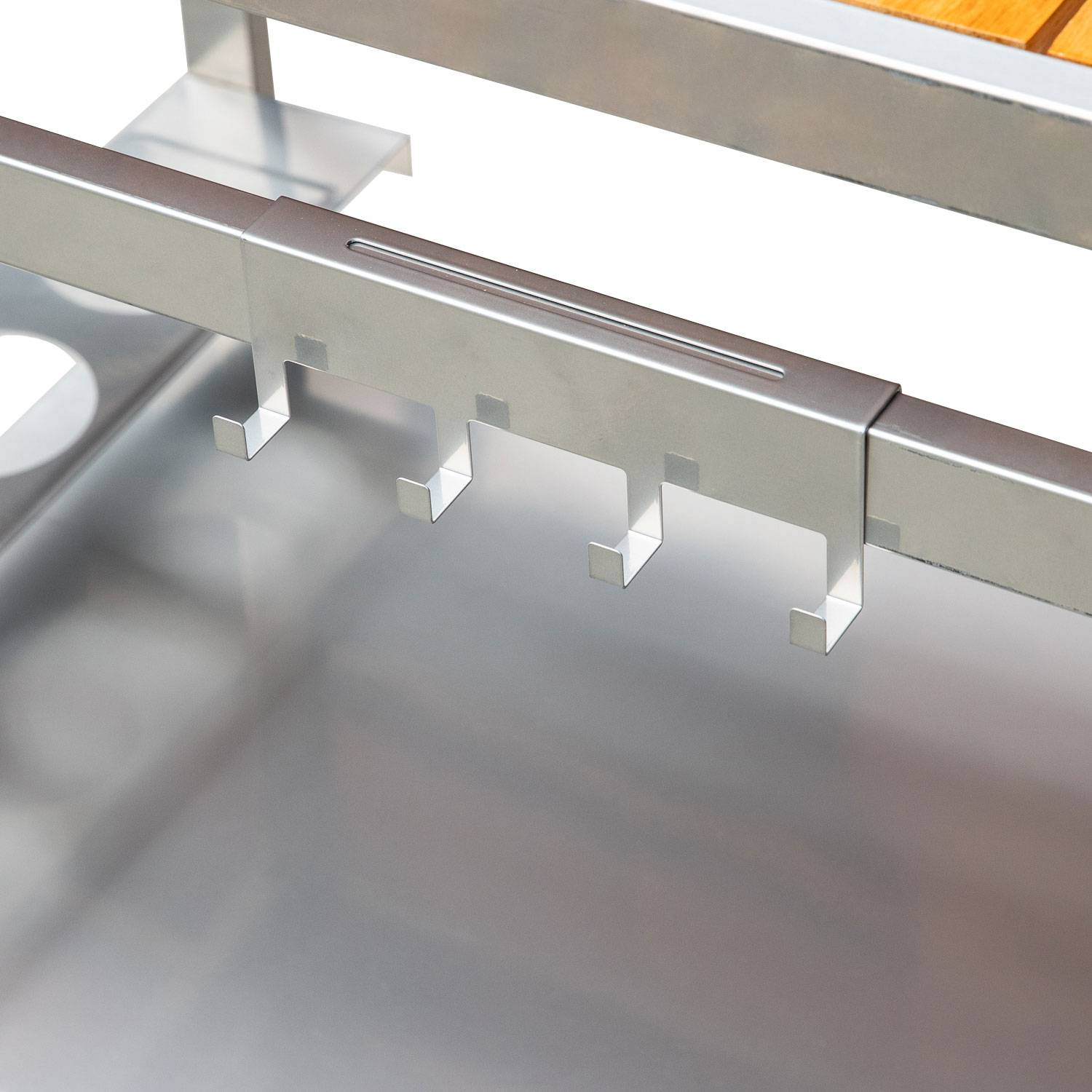Desserte pour plancha en bois et métal GRANDI XL - COOK'IN GARDEN - Imagen 9