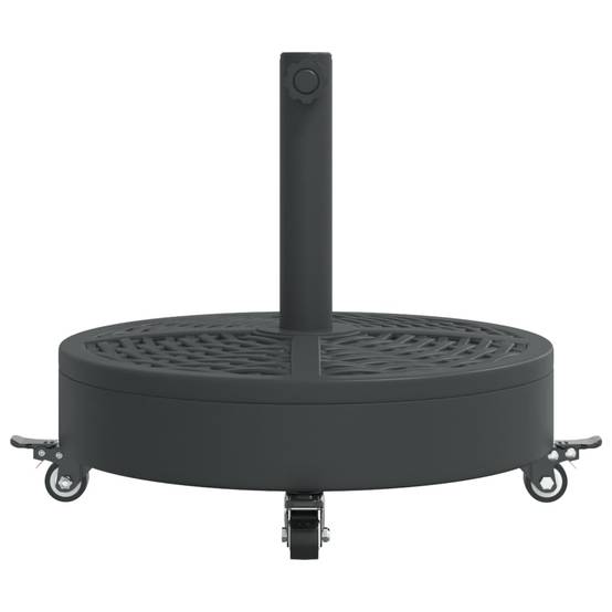 Maison Chic - Base de Parasol - Support de Parasol avec roues pour mâts Ø38 / 48 mm 27 kg rond - Image 4