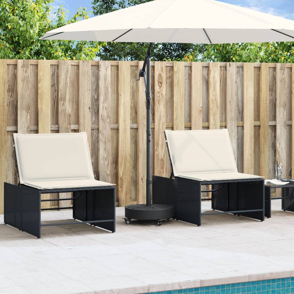 Maison Chic - Base de Parasol - Support de Parasol avec roues pour mâts Ø38 / 48 mm 27 kg rond - Image 3