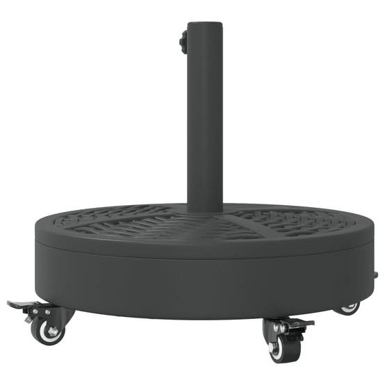 Maison Chic - Base de Parasol - Support de Parasol avec roues pour mâts Ø38 / 48 mm 27 kg rond - Image 6