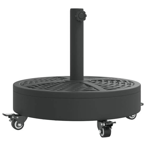 Maison Chic - Base de Parasol - Support de Parasol avec roues pour mâts Ø38 / 48 mm 27 kg rond - Image 1