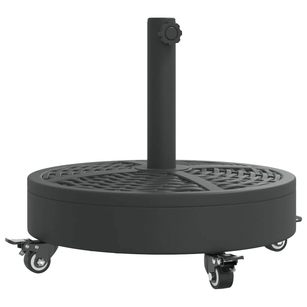 Maison Chic - Base de Parasol - Support de Parasol avec roues pour mâts Ø38 / 48 mm 27 kg rond - Image 1
