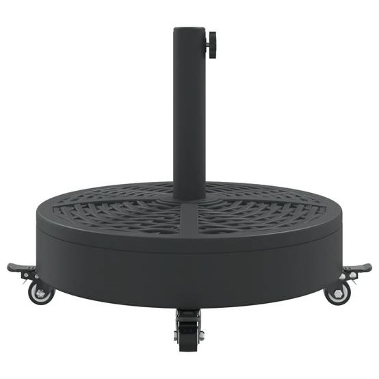 Maison Chic - Base de Parasol - Support de Parasol avec roues pour mâts Ø38 / 48 mm 27 kg rond - Image 5