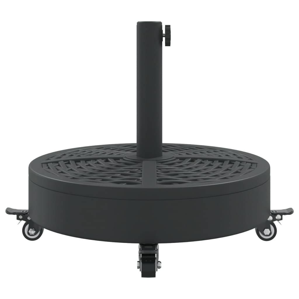 Maison Chic - Base de Parasol - Support de Parasol avec roues pour mâts Ø38 / 48 mm 27 kg rond - Image 5