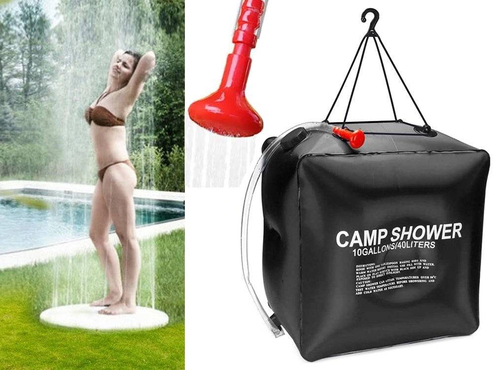 Douche solaire terrain de camping touristique 40l - Image 7