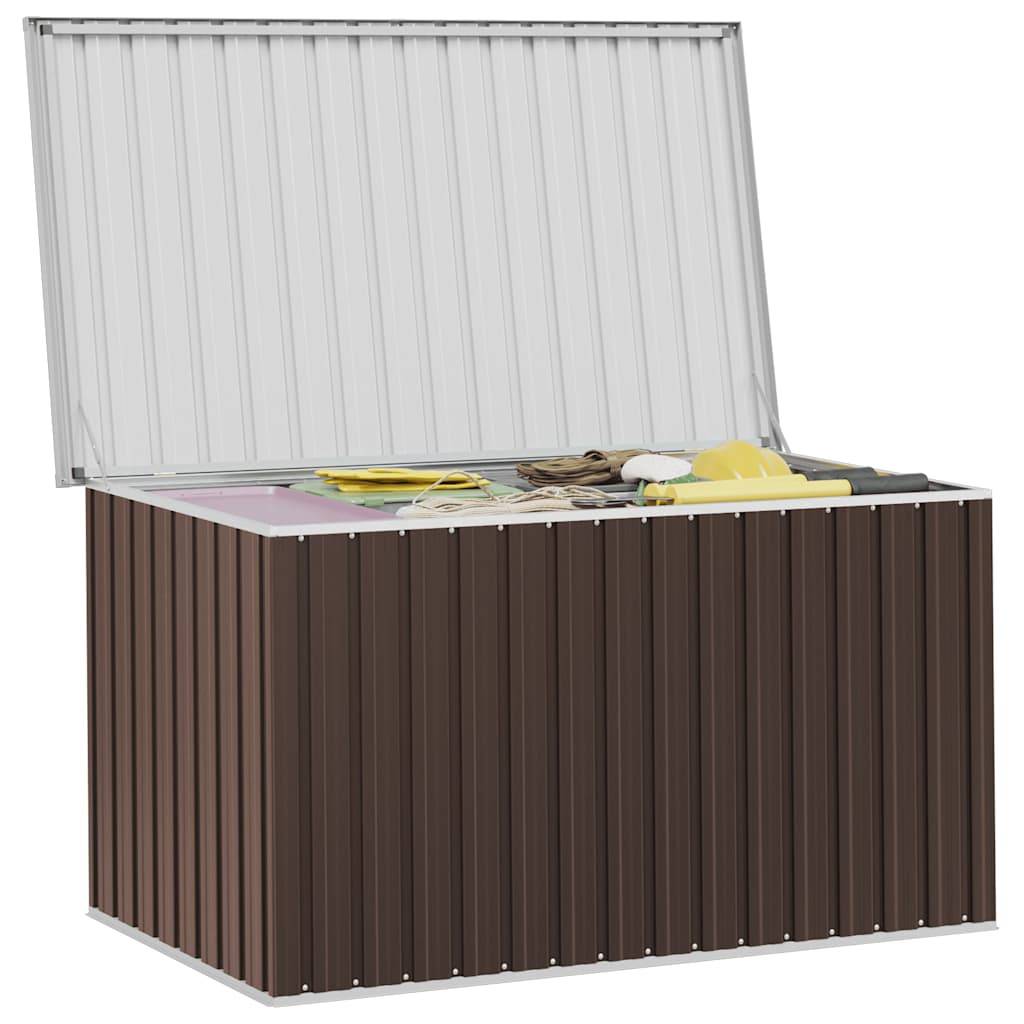 PANGIVO - Coffre de rangement acier galvanisé marron 171 x 99 x 93 cm - PANGIVO - Image 8