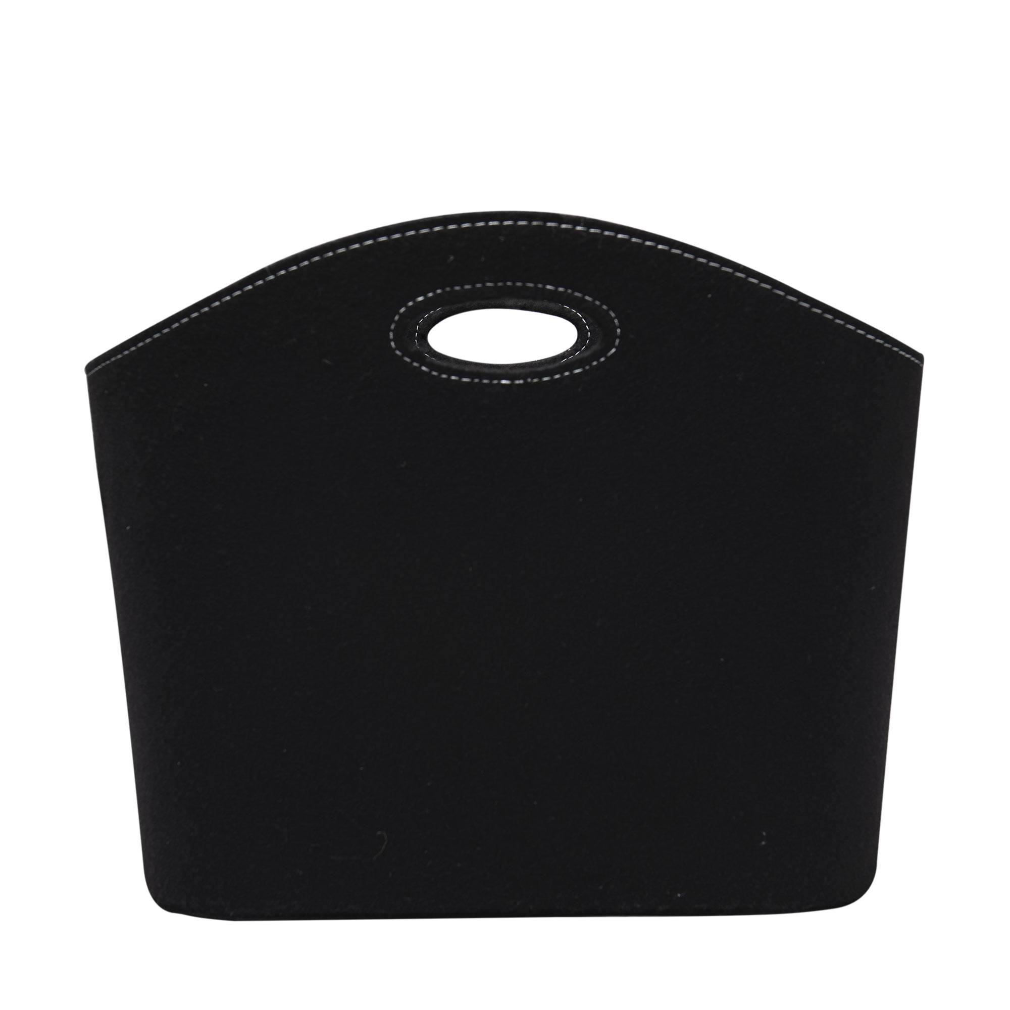 Seau à bûches rectangulaire en feutre WERKA PRO 45x33x39cm - Image 2