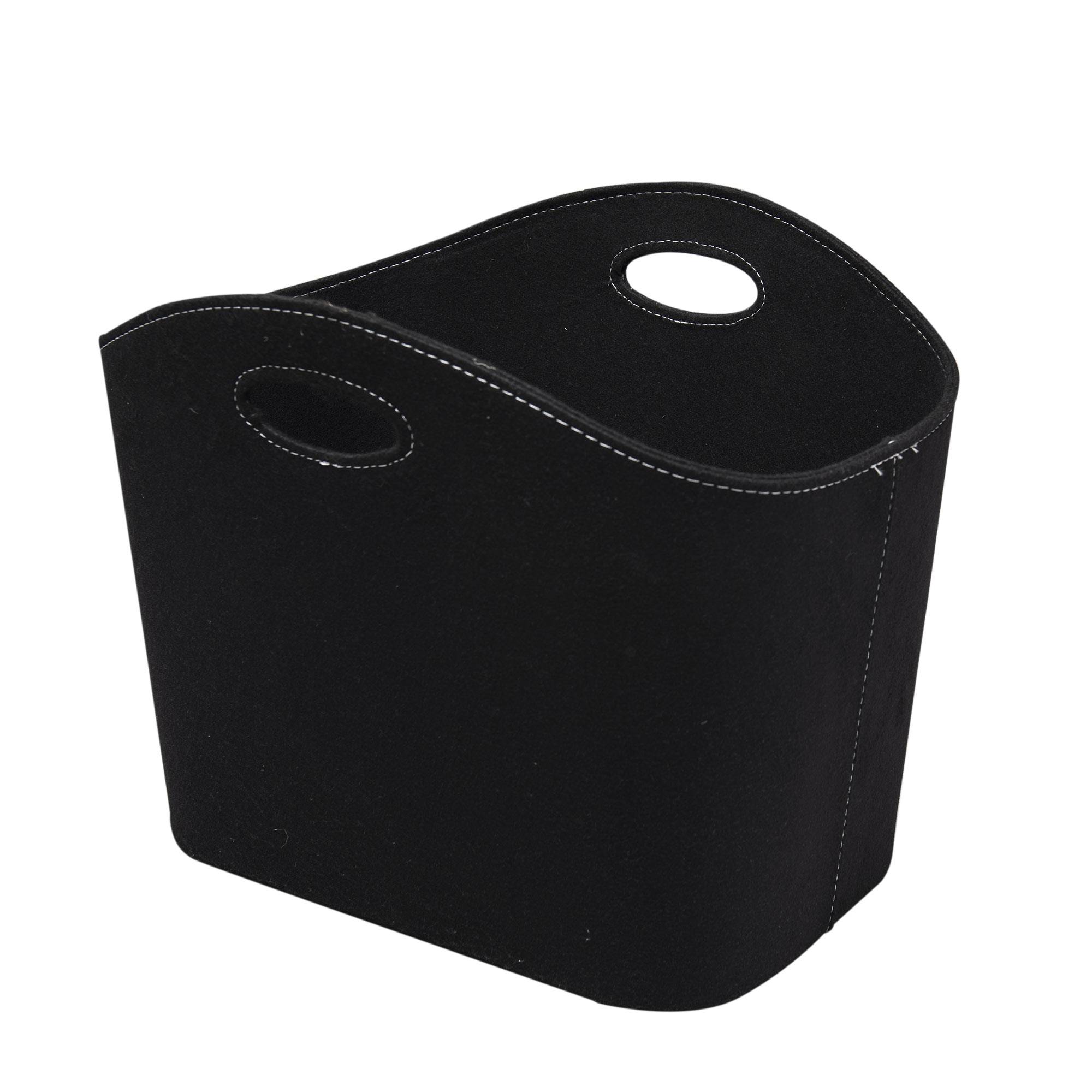 Seau à bûches rectangulaire en feutre WERKA PRO  45x33x39cm - Image 5