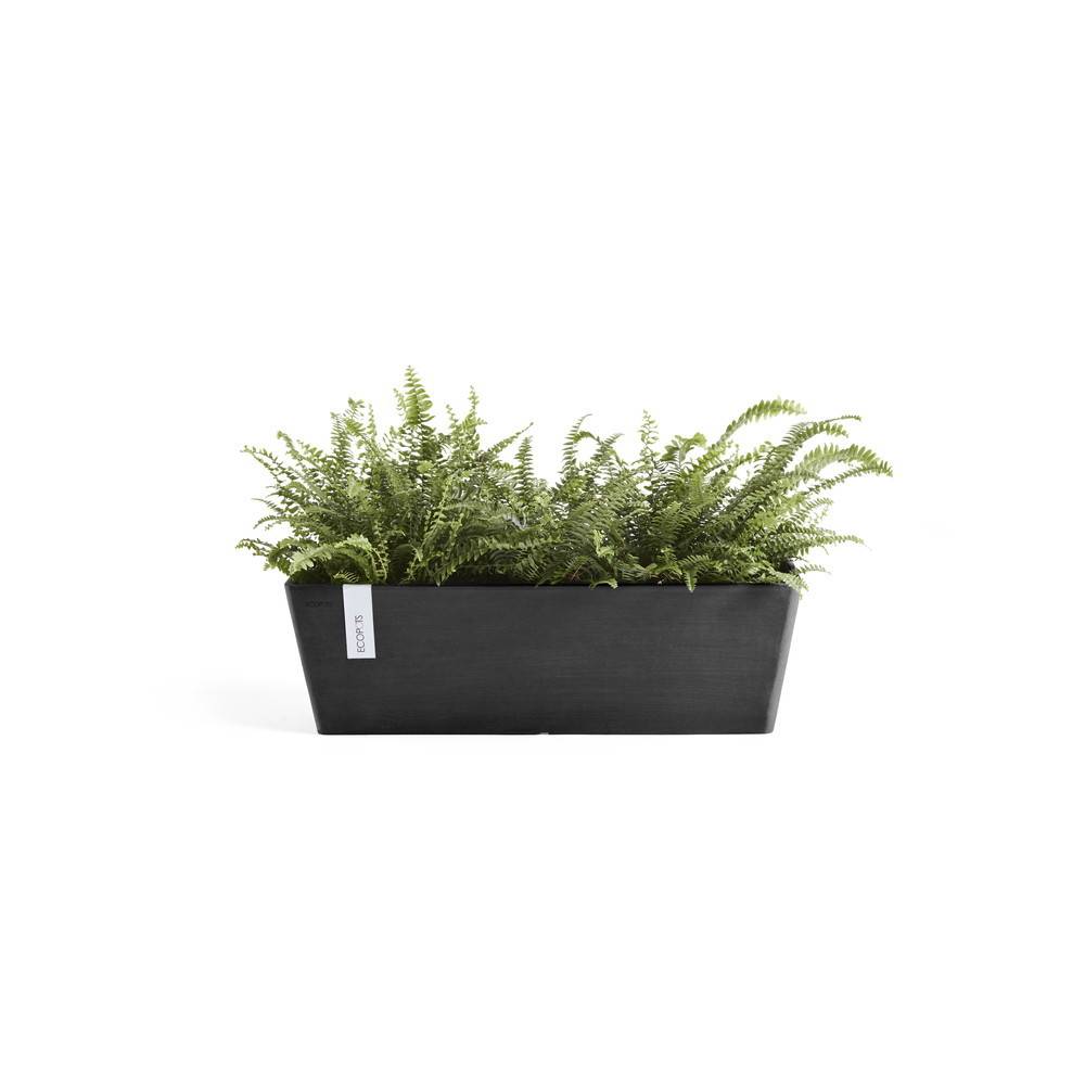 Ecopots - Pot Rectangulaire Bruges 65 New Gris Foncé - 65 x 17 x H. 17 cm - 13,5 L ECOPOTS - Imagen 1