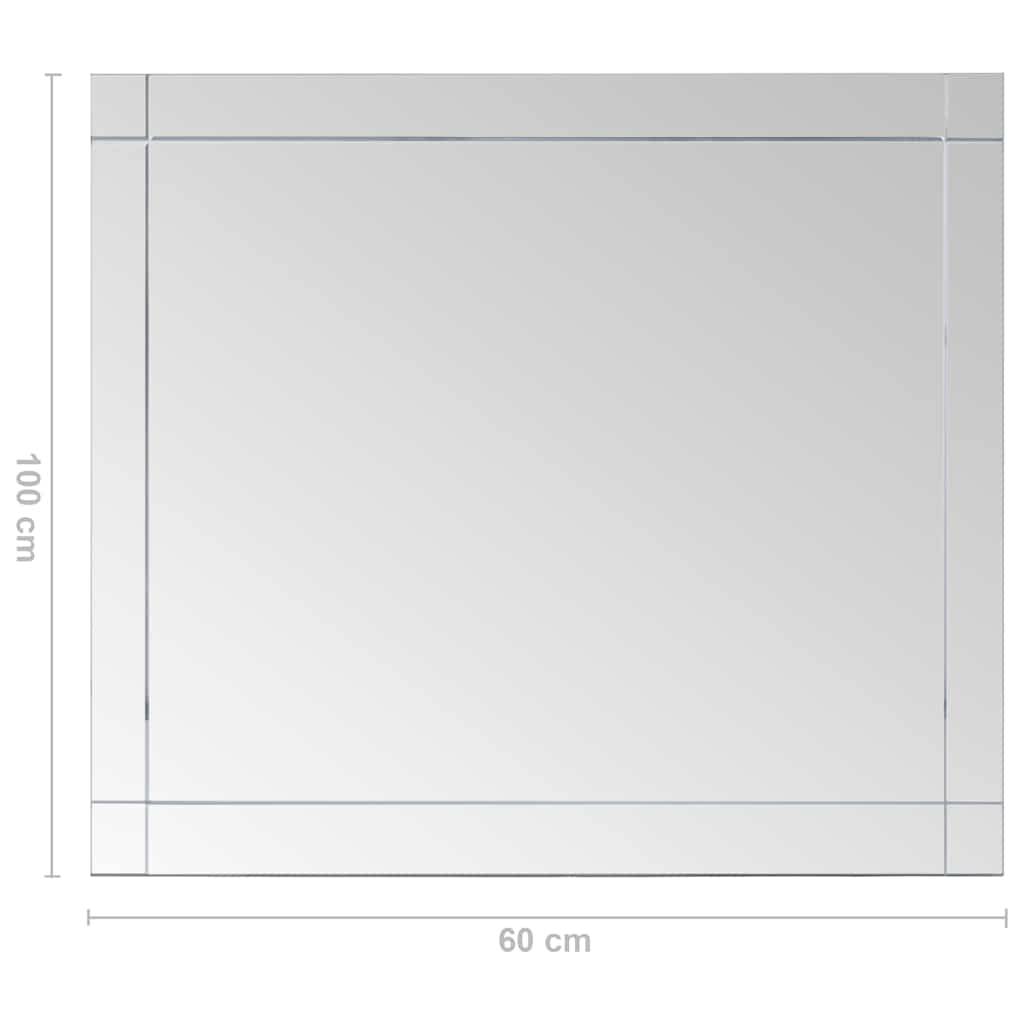 Prolenta Premium - Miroir  Ylvain Argent  100 X 60 cm  - P87209A - Image 6