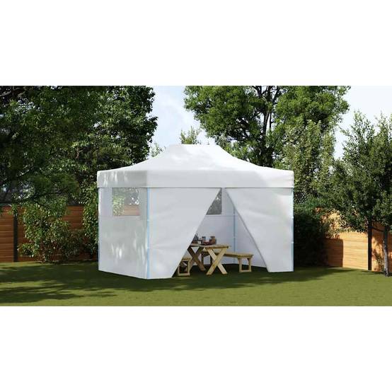 Chapiteau Pliant Professionnel Acier 4 Parois Imperméable pour Mariage Blanc 3x4m – ComfortXL Outdoor Living - Image 3