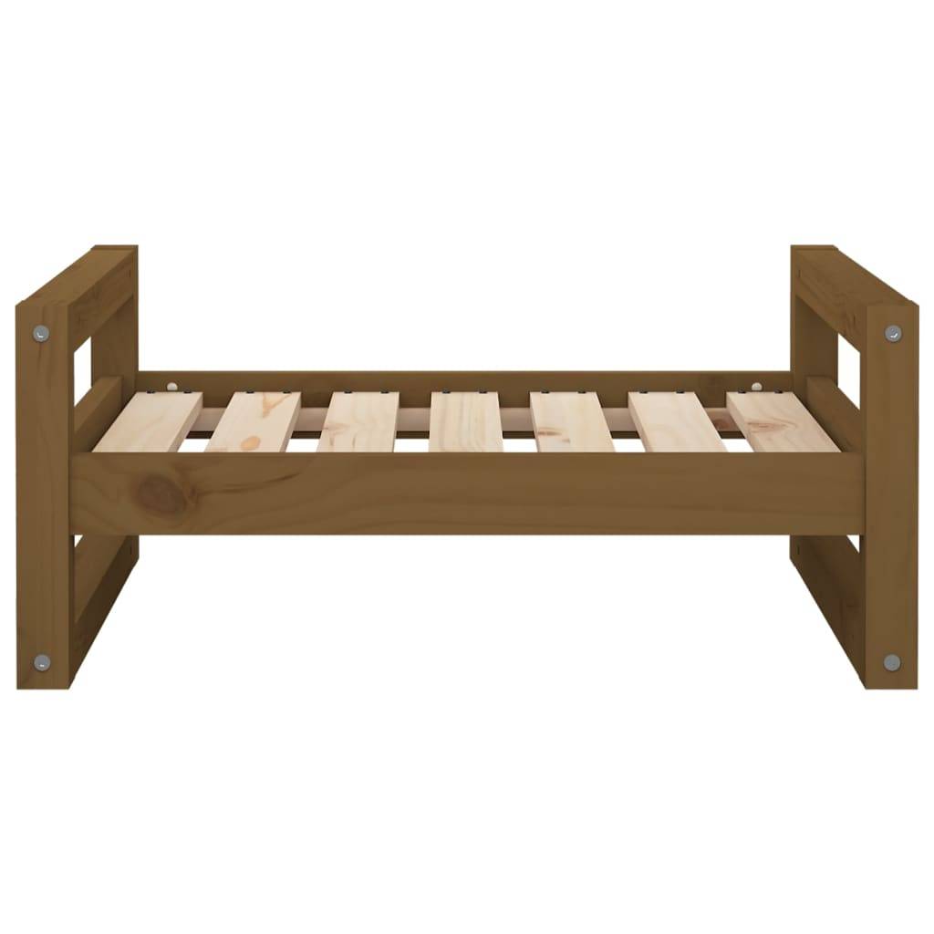 Vidaxl - Lit pour chien Marron miel 65,5x50,5x28 cm Bois de pin solide vidaXL 821475 - Imagen 6