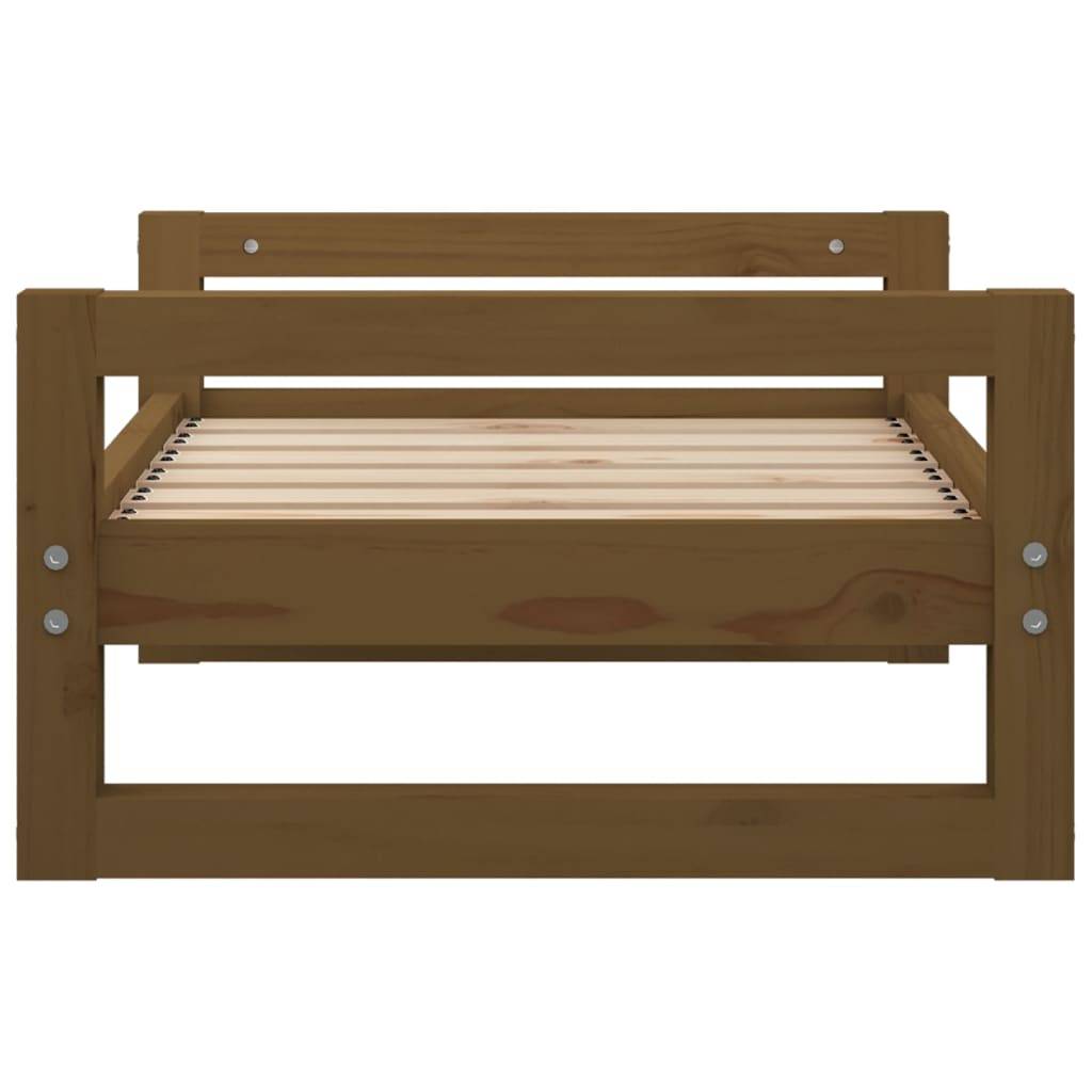 Vidaxl - Lit pour chien Marron miel 65,5x50,5x28 cm Bois de pin solide vidaXL 821475 - Imagen 7
