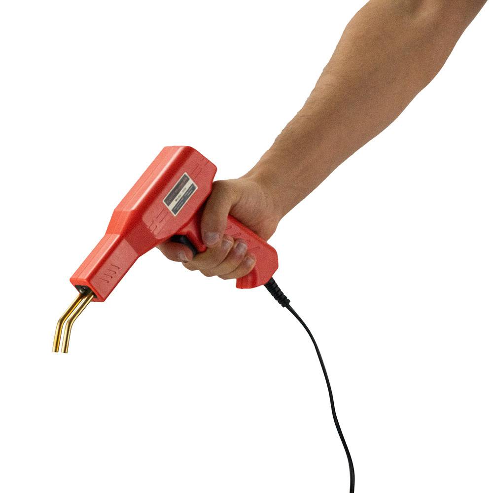 Sans Marque - Pistolet pour souder le plastique 50 W - Kit avec agrafes et accessoires - Imagen 4