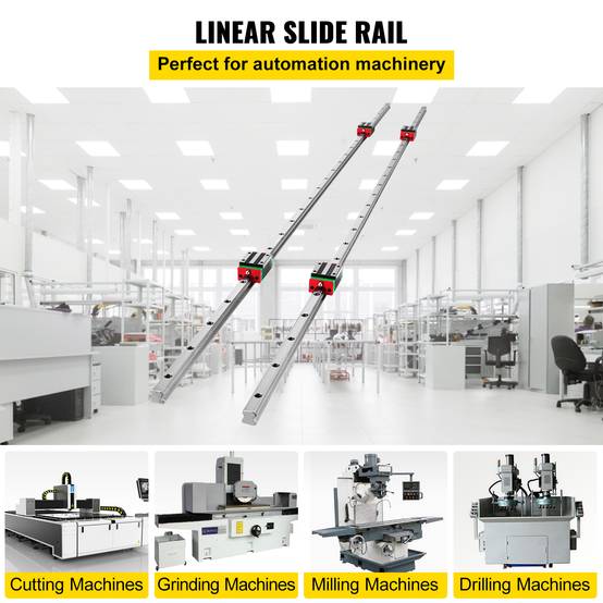 Mini rails linéaires HSR15X1500 (2 rails + 4 blocs) 1500mm, pour ...