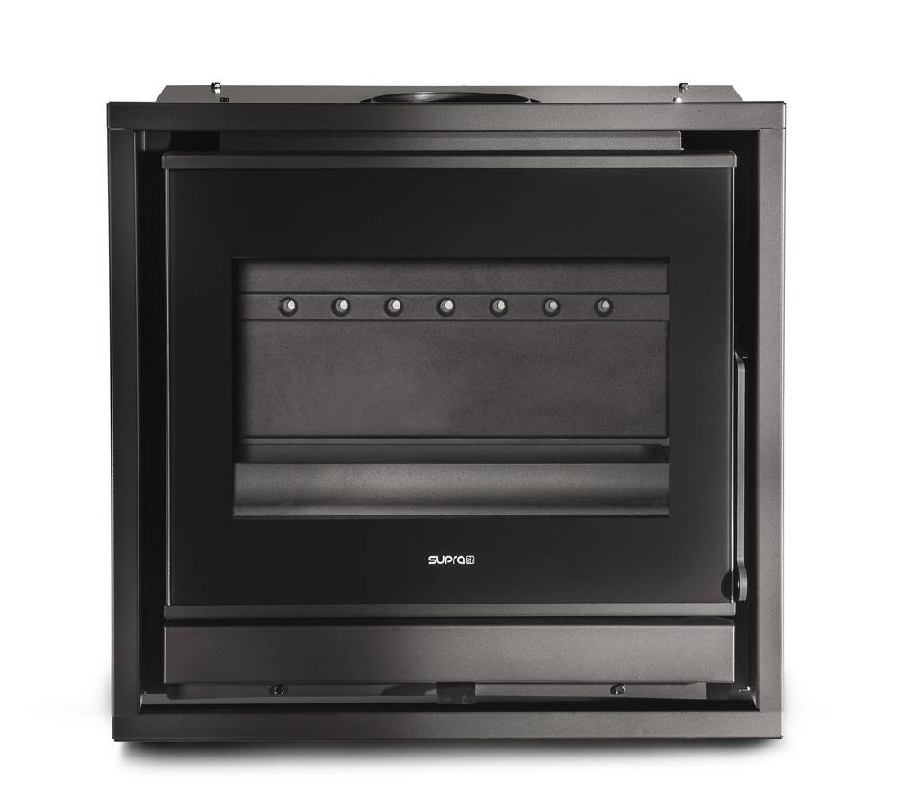 Supra - Insert à bois NEO 55 E - 6kW - ouverture latérale - 59 x 55,5 x 40,5 cm Supra - Image 1