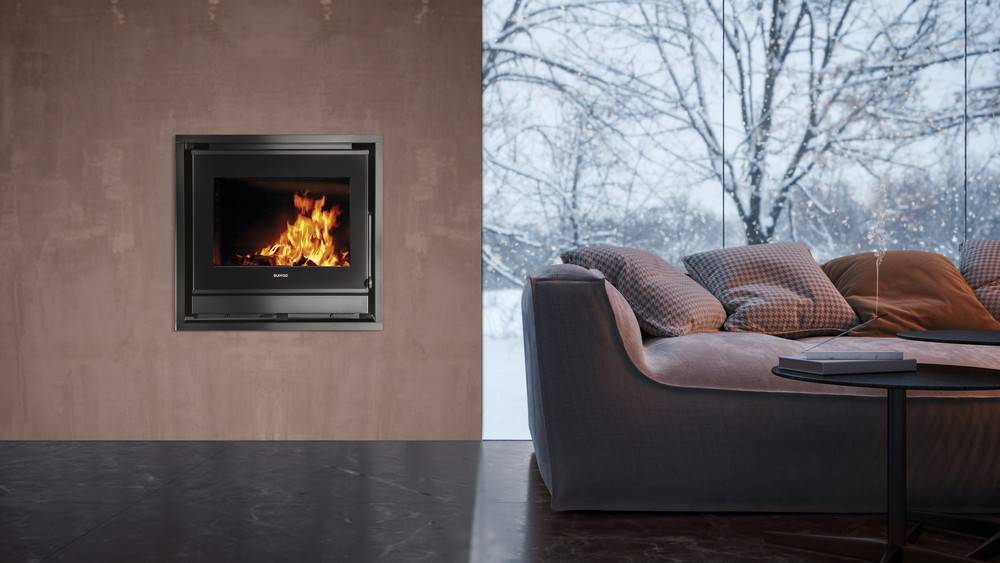 Supra - Insert à bois NEO 55 E - 6kW - ouverture latérale - 59 x 55,5 x 40,5 cm Supra - Image 2