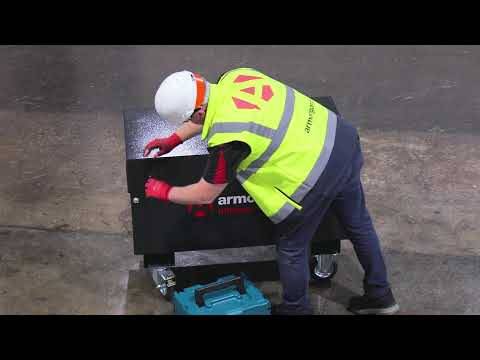 Coffre de chantier Tuffbank - 115 x 61.5 x 64 cm - ARMORGARD - TB2 - Image 4