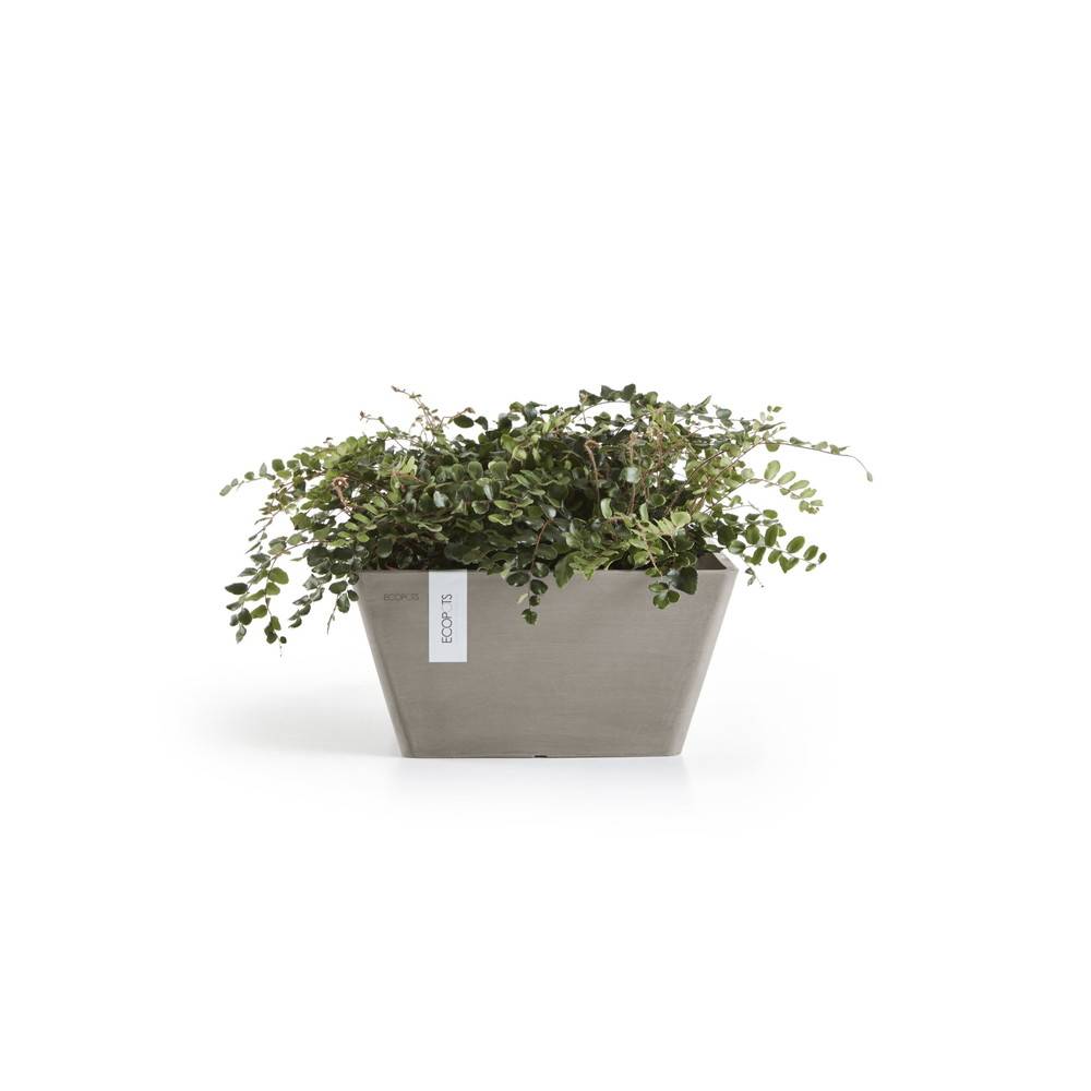 Ecopots - Pot Carré Berlin 30 Taupe - 31 x 31 x H. 15,5 cm - 10 L ECOPOTS - Imagen 1