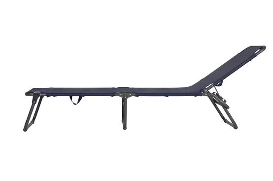 Fiam - Bain de Soleil AMIGO Aluminium ANTHRACITE Texfil BLEU MARINE 161/190x60x36/82 cm FIAM - Image 3