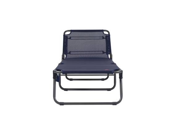 Fiam - Bain de Soleil AMIGO Aluminium ANTHRACITE Texfil BLEU MARINE 161/190x60x36/82 cm FIAM - Image 2