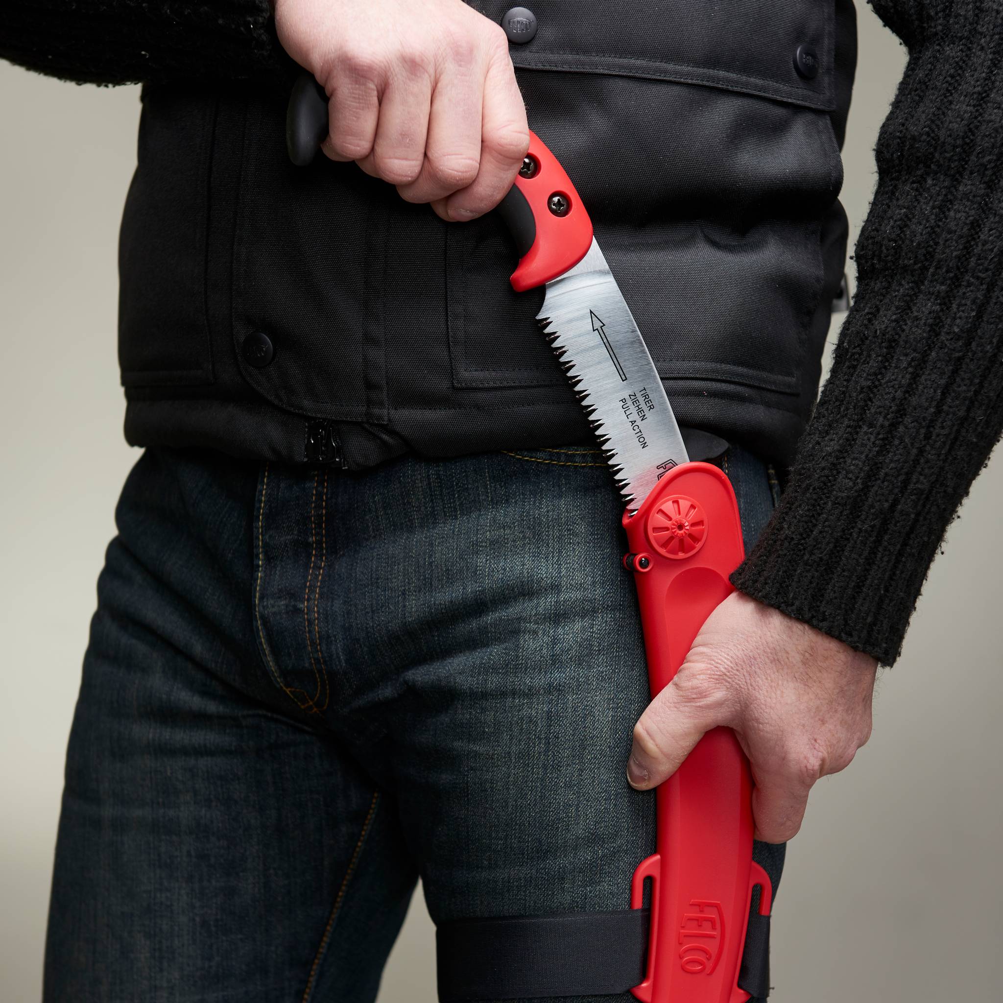 Felco - FELCO Scie courbée n° 640 (Lame 27 cm, incluant un étui, coupe Ø 100 mm, longueur 44 cm, droitiers et gauchers, 35x15x5 cm) FELCO 640 - Imagen 2