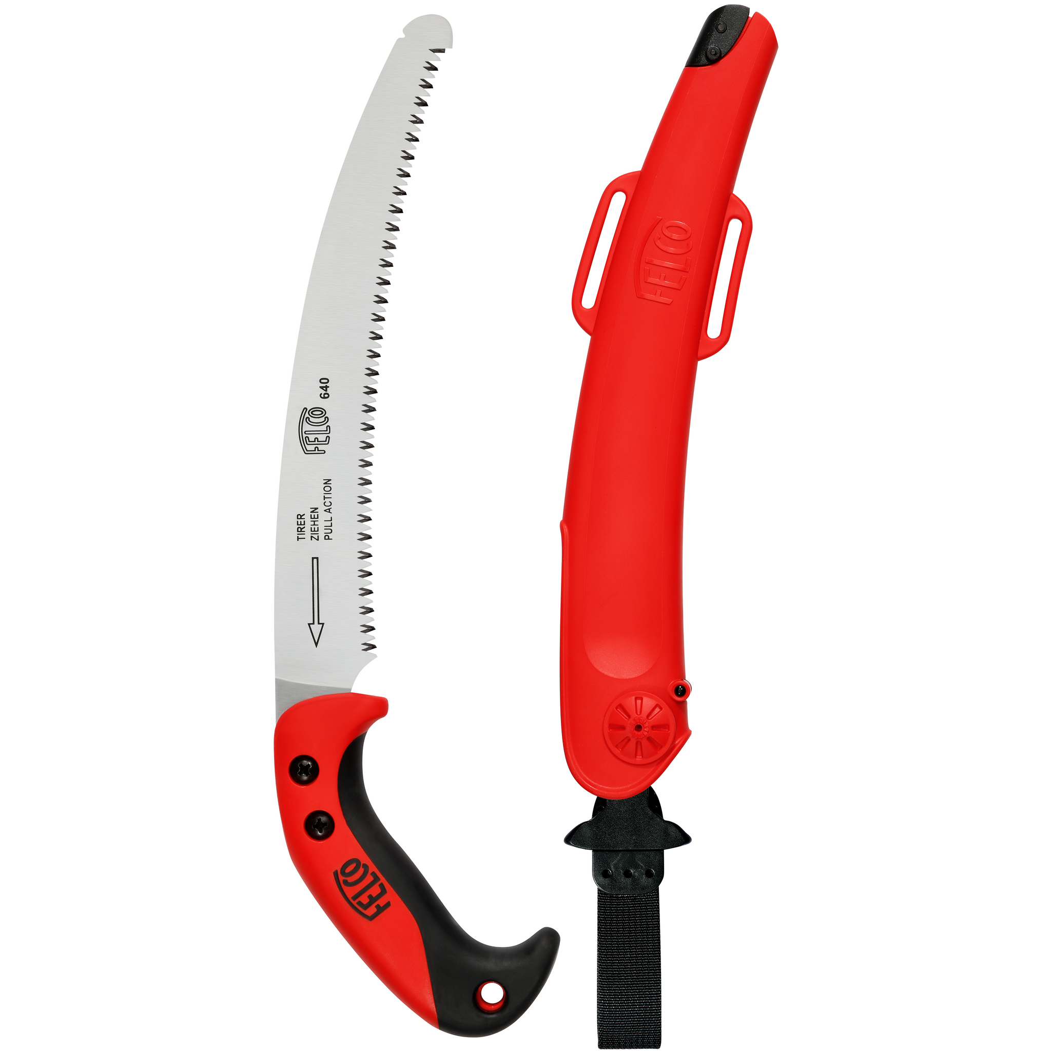 Felco - FELCO Scie courbée n° 640 (Lame 27 cm, incluant un étui, coupe Ø 100 mm, longueur 44 cm, droitiers et gauchers, 35x15x5 cm) FELCO 640 - Imagen 1