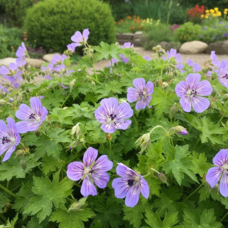 Géranium vivace Havanas Blues® à fleurs Bleue/ - feuillage Persistant - Godet - 5/20 cm - Imagen 3