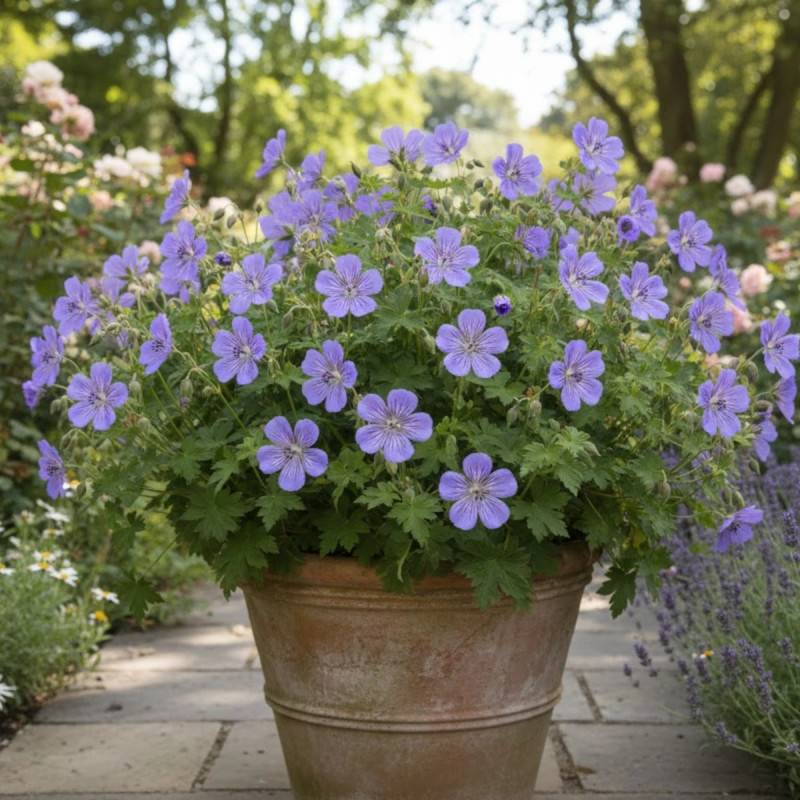 Géranium vivace Havanas Blues® à fleurs Bleue/ - feuillage Persistant - Godet - 5/20 cm - Imagen 4